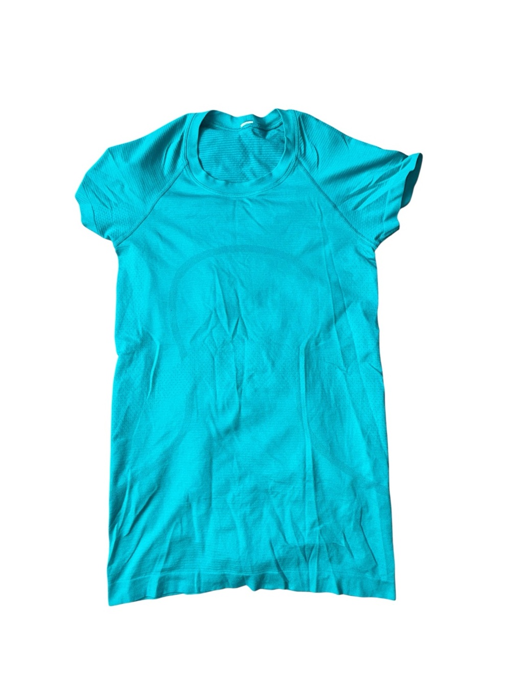 lululemon athletica Short Sleeve Tee in Bright Turquoise Swifty Tech women M?
